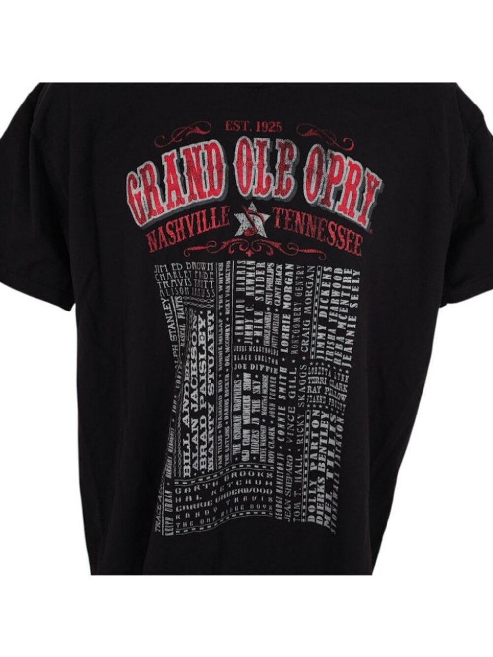 Grand Ole Opry T Shirt Mens Size XL Black Nashville Tennessee Country Music